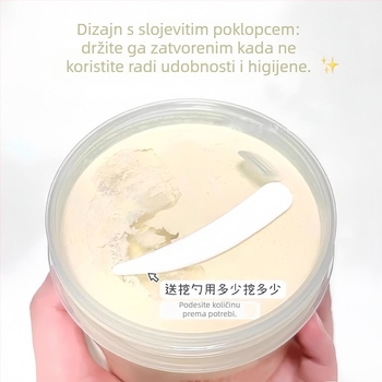 Luckyfine Maska za ruke s Sake Lees – Krema, 330 g; Sastojci: Job's Tears, Sake Lees; Djelo: Hidratacija, Vlaženje, Učvršćivanje