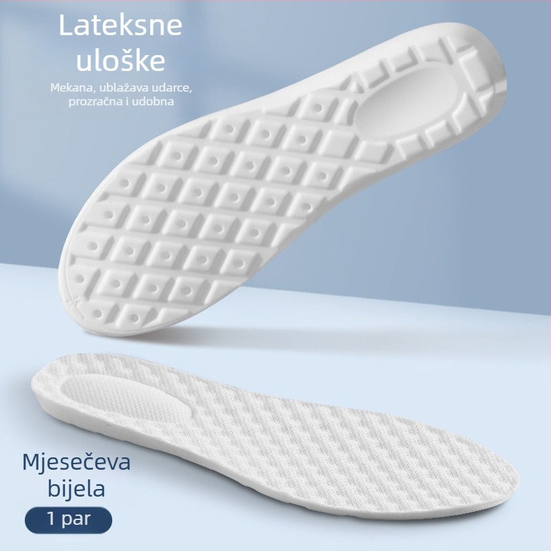 Lateksni ulošak s zračnim jastučićem za povećanje visine, prozračan unutarnji sloj, cijeli ulošak