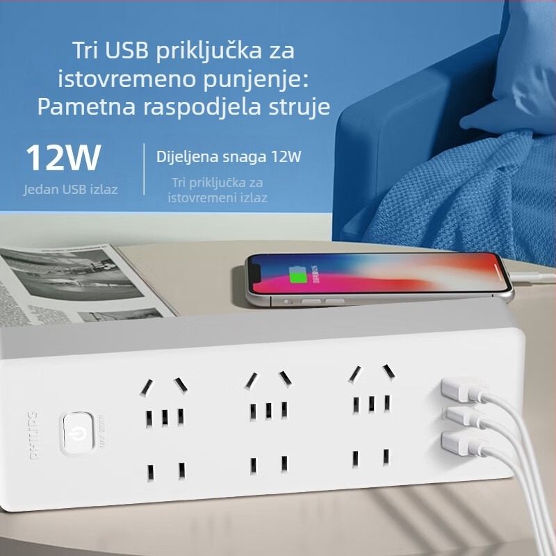 Philips produžni kabel – Nacionalni standard