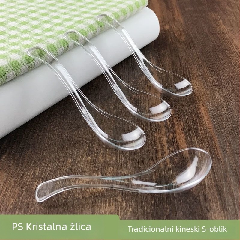 Jednokratna PP žlica – Kangjiahe, kineski moderni stil, ispis logotipa, prvoklasna kvaliteta