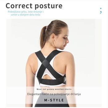 Xiong Feng 2006 Unisex korektor držanja ramena s otvorenim dizajnom, anti-kifoza, za odrasle, CE certifikat fitness dodatak