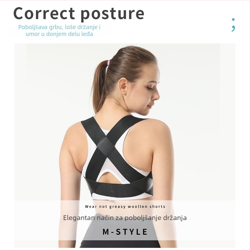 Xiong Feng 2006 Unisex korektor držanja ramena s otvorenim dizajnom, anti-kifoza, za odrasle, CE certifikat fitness dodatak
