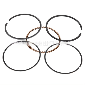 GOOFIT Set prstenova za piston za 70cc horizontalni motor XR70 CRF70 CT70 XL70 CL70 — tri lezaje za prstene, integrirani prsten, prsten s cilindričnom površinom, uljni prsten, plinski prsten