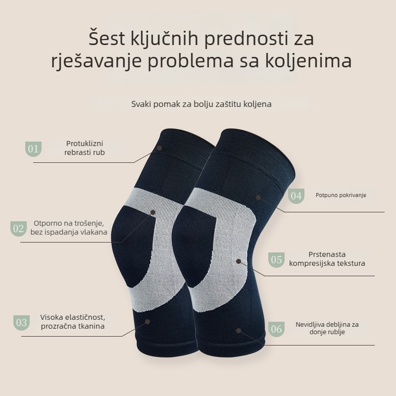 Koljene navlake za biciklizam - Materijal: Poliester, Zaštita koljena, Sportski stil, Univerzalna primjena