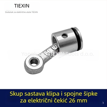 Set klipa za električni čekić - klip, prstenovi klipa, pinovi klipa, spojni rod, ulje cilindra