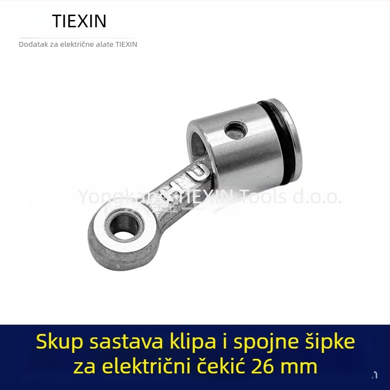 Set klipa za električni čekić - klip, prstenovi klipa, pinovi klipa, spojni rod, ulje cilindra