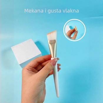 Keqi Set kistova za korektor — prijenosni, sintetička vlakna, drvena drška, torbica za nošenje