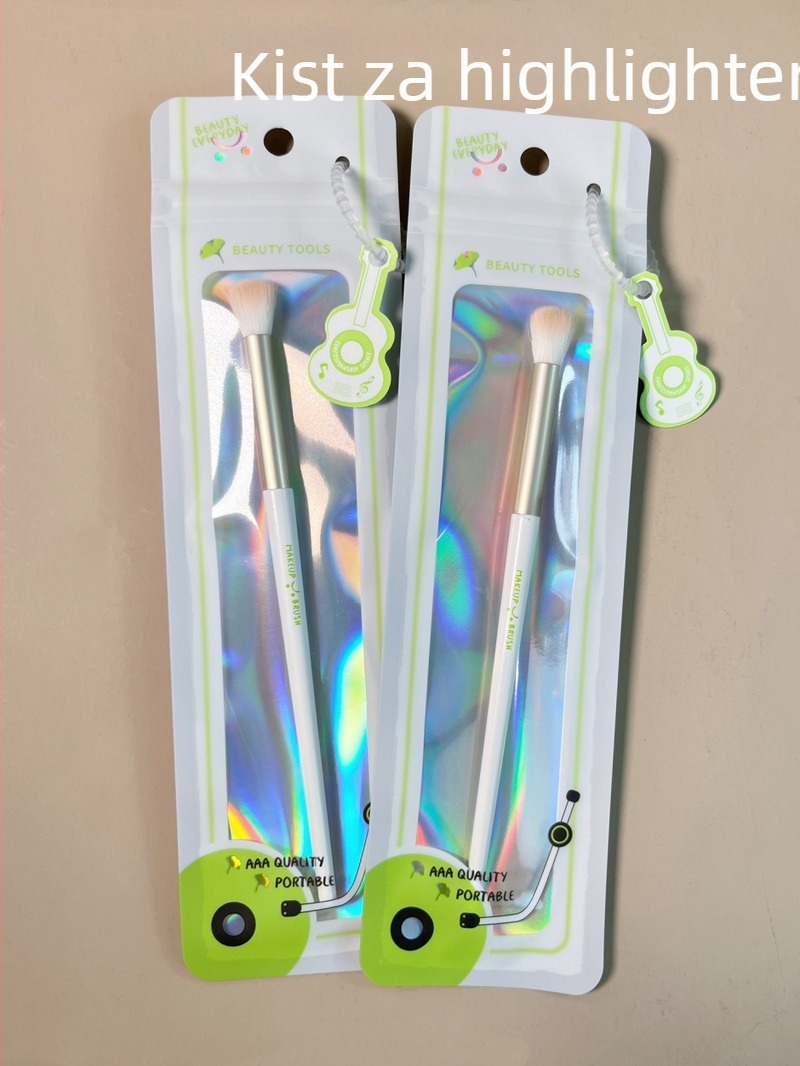 Keqi Set kistova za korektor — prijenosni, sintetička vlakna, drvena drška, torbica za nošenje