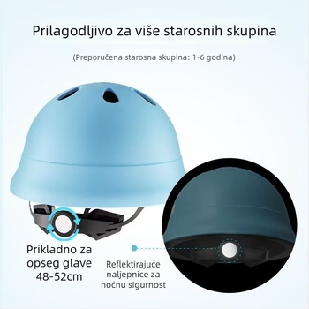 Dječja kaciga u japanskom stilu, ABS, polu-kaciga, za djecu, za off-road vožnju skuterom i biciklom za ravnotežu, 3C certifikat.