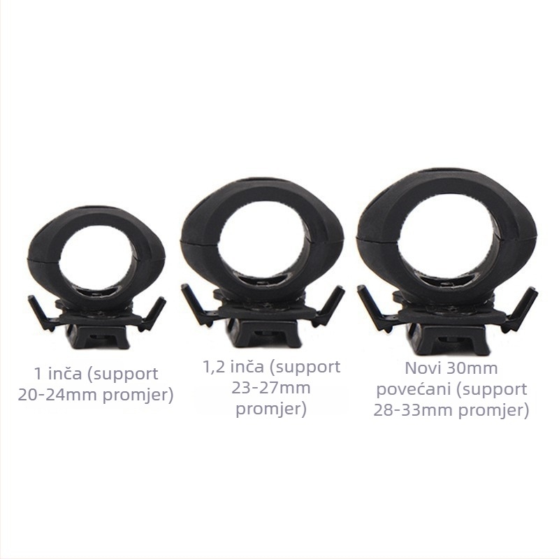 Pribor za kacigu za biciklizam s bočnim osvjetljenjem i nosačem; materijal: najlon plastika; marka Shellfish; prilagodljiva obrada; otisnuti logo; licencirana privatna oznaka