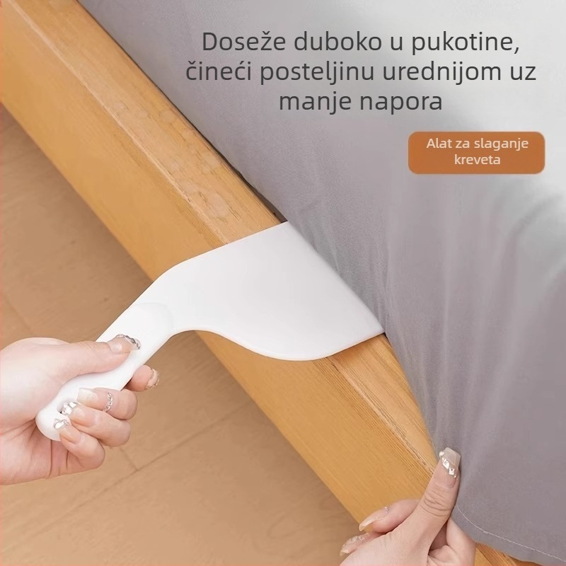 Podizač madraca i fixer za plahte – plastični, japanski stil, Hangge, predstavljen 2024., alat za organizaciju spavaće sobe