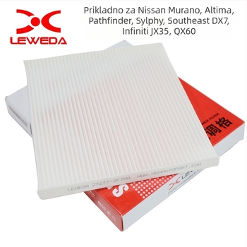 LEWEDA automobilski filter za klima, model 27277-2FT0A, za Nissan Teana, Loulan, Pathfinder, DX7 i Infiniti JX35/QX60