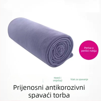 Spavaća vreća za odrasle od flisa s odvojivom i pranom unutarnjom postavom, konstrukcija omotnica, težina 650 g, pogodna za vanjsku i unutarnju upotrebu