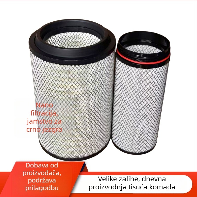 Zračni filtar element K2841 PU2841 za teška vozila, nano filtracija, izravna ugradnja