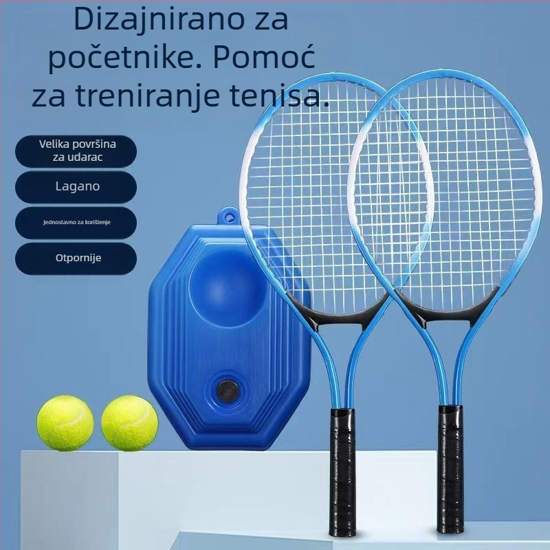 Trener tenisa za samostalnu vježbu s fiksnom linijom odbijanja – gumeni materijal, univerzalne specifikacije, marka Tianxu
