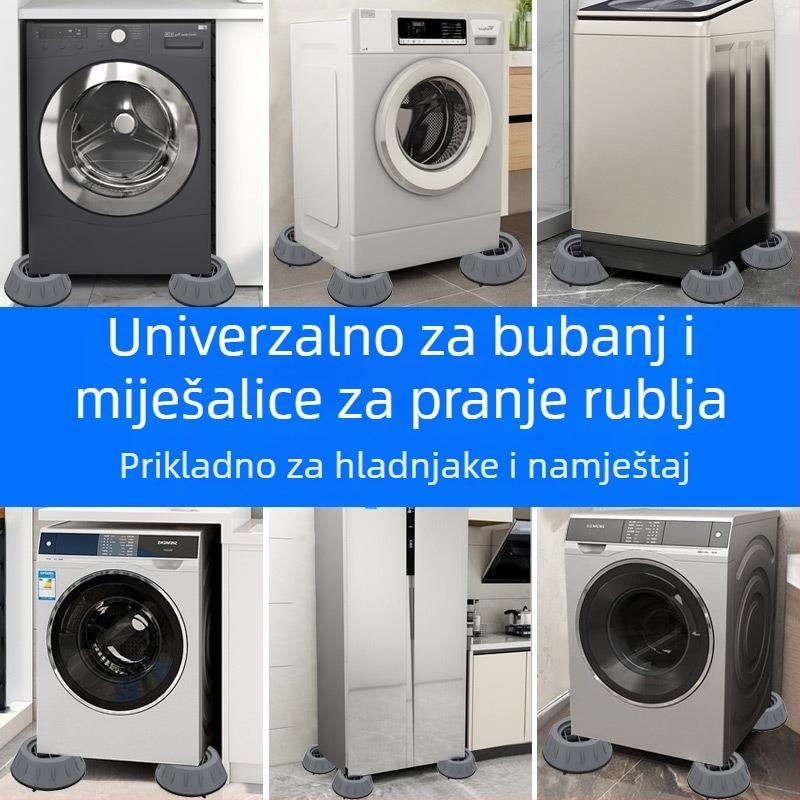 Podnožna podloga za perilicu rublja – protuklizna, protishok, podizanje visine za kućanske aparate