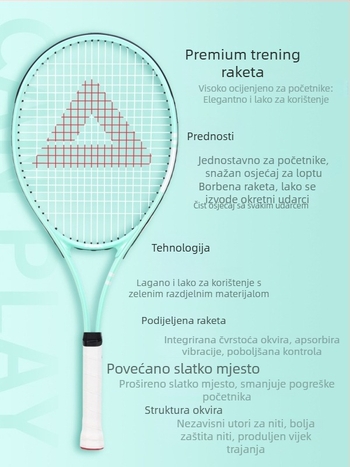 Peak trener odbijanja tenisa - okvir od aluminijske legure, najlon mreža, težina 95–100 g, jednostrani trening za stolni tenis i tenis s perima