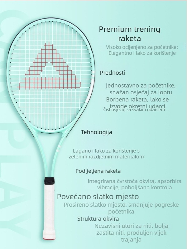 Peak trener odbijanja tenisa - okvir od aluminijske legure, najlon mreža, težina 95–100 g, jednostrani trening za stolni tenis i tenis s perima