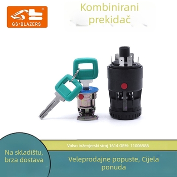 Volvo bager uključni prekidač za paljenje, dijelovi 11006988, 15082295, 11039220