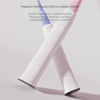 Youyou badminton reketa s karbonskim okvirom, težina 95-100 g, ručka G2, srednja tvrdoća šipke, tisk logotipa dostupan, prilagodba