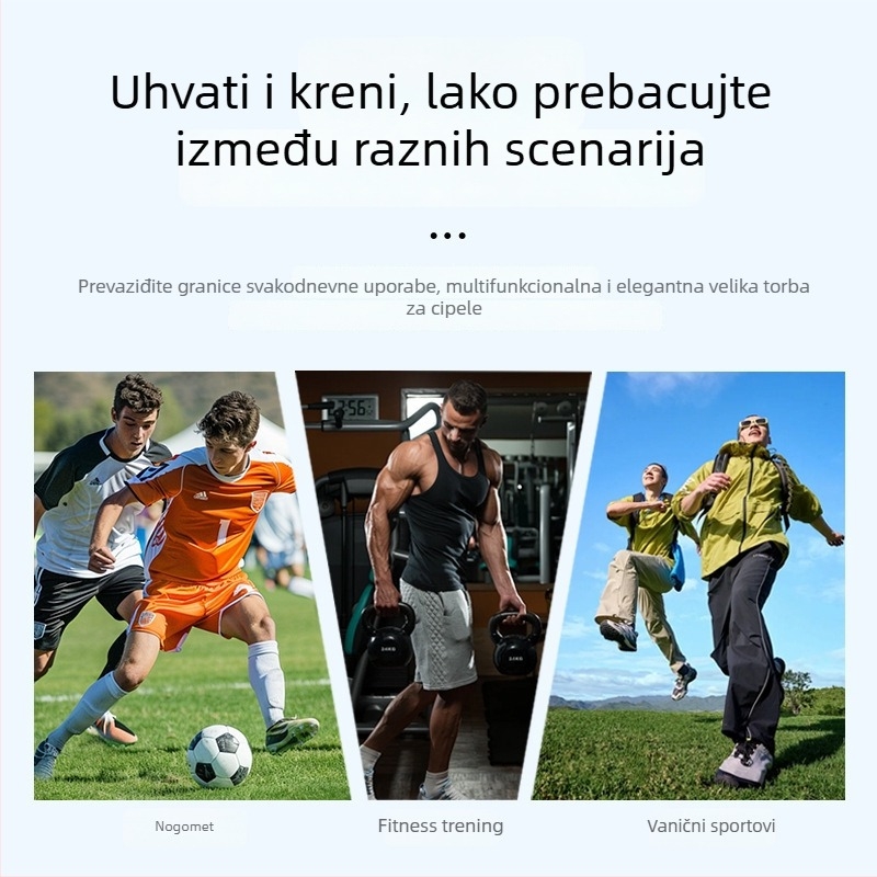 Saipu Wolf torba za sportske tenisice, velika kapaciteta, prijenosna, moderni minimalistički dizajn, oznaka YDXB02-3