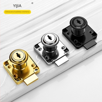 Brava za ladicu uredskog stola, CTS model, cinkovo legura, za ladice, moderan minimalistički stil