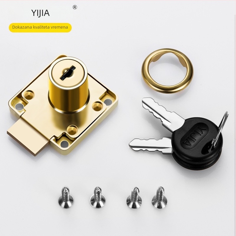 Brava za ladicu uredskog stola, CTS model, cinkovo legura, za ladice, moderan minimalistički stil