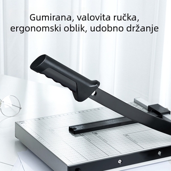 Deli 8014 Metalni rezač papira – Ručni, A4, Kapacitet 8 listova