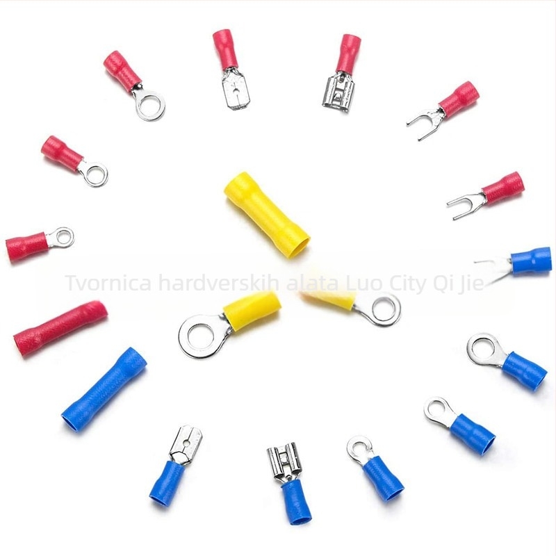 Set od 1280 predizoliranih crimp terminala u kutiji, međupoveznik; materijal: Tool Steel