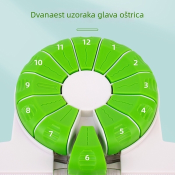 ZEQUAN 12-u-1 Višefunkcionalni rezač papira – plastično kućište, maksimalna veličina papira A4