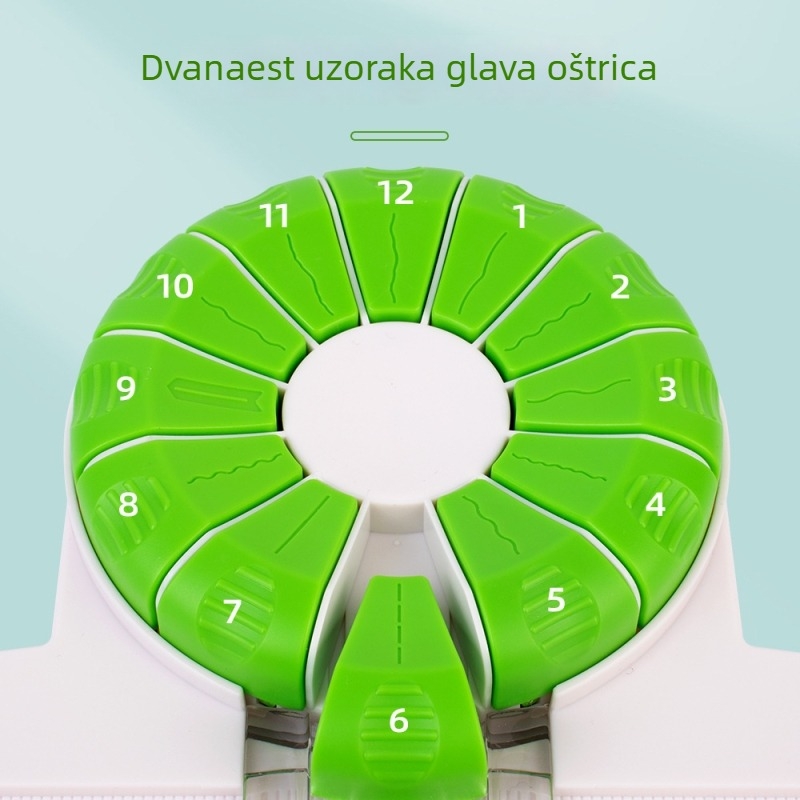 ZEQUAN 12-u-1 Višefunkcionalni rezač papira – plastično kućište, maksimalna veličina papira A4