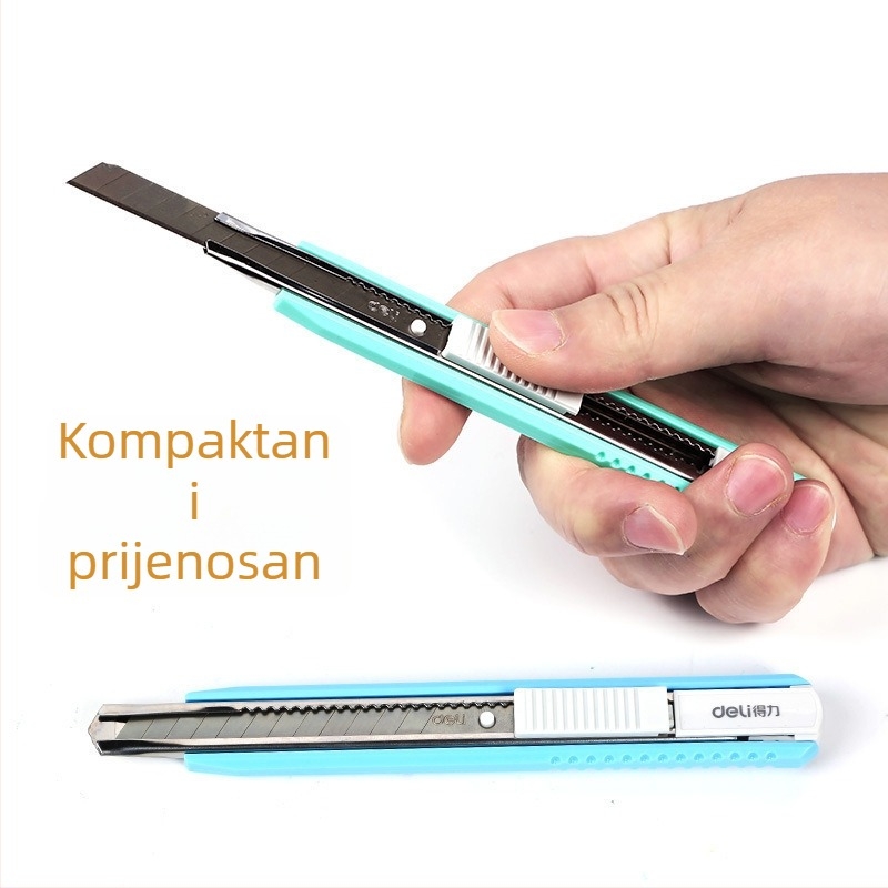 Deli 2086 Nož za umjetnost – ABS, oštrica 0,4×9×80 mm, težina 0,07 kg