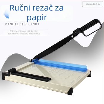 Yishen GLD-A Ručni rezač papira A4 - metalni okvir, model 1000GLDA, kapacitet rezanja A4