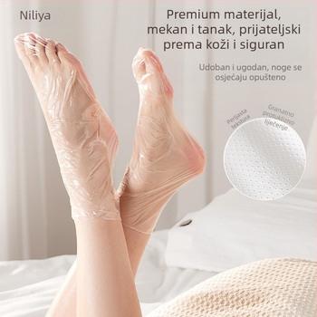 Niliya jednokratni set maski za ruke i noge, maska za stopala/patch, film za očuvanje svježine, za žene