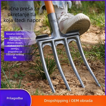 Vilica za oranje tla s četiri zuba, mangan čelik