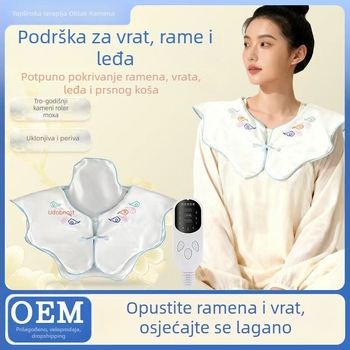 Ai Chuang električni grijaći zaštitnik ramena i vrata s Mugwortom za zdravstveni masažni tretman