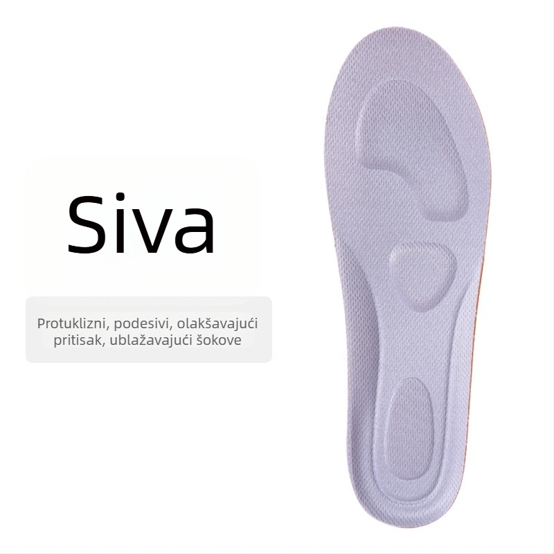 Uložak za obuću 2102 – masaža, prozračan, upija znoj, cijeli ulošak, Materijal: Dali cotton breathable mesh