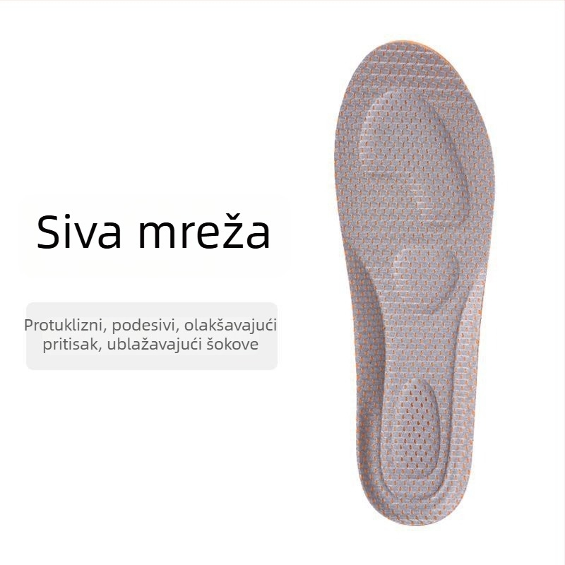 Uložak za obuću 2102 – masaža, prozračan, upija znoj, cijeli ulošak, Materijal: Dali cotton breathable mesh