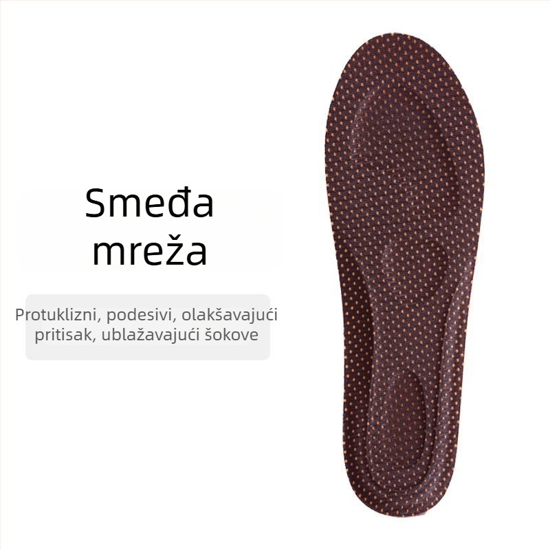 Uložak za obuću 2102 – masaža, prozračan, upija znoj, cijeli ulošak, Materijal: Dali cotton breathable mesh