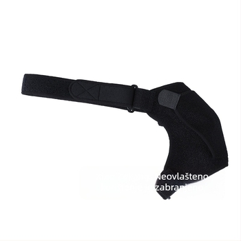 Rameni oslonac za rehabilitaciju i zaštitu — jednostranni potporni remen, poliestersko vlakno, za odrasle, pogodan za nogomet