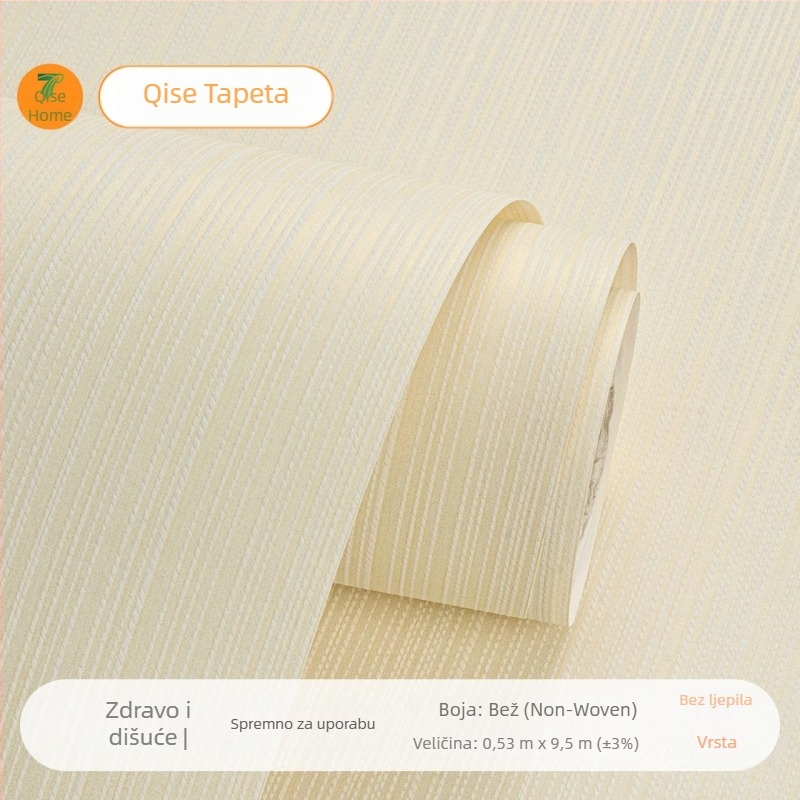 Tapeta od netkanog materijala – 3D prugasti dizajn, trostruka konstrukcija, apstraktan uzorak, bez ljepila za samolijepljenje (ljepilo se prodaje odvojeno)
