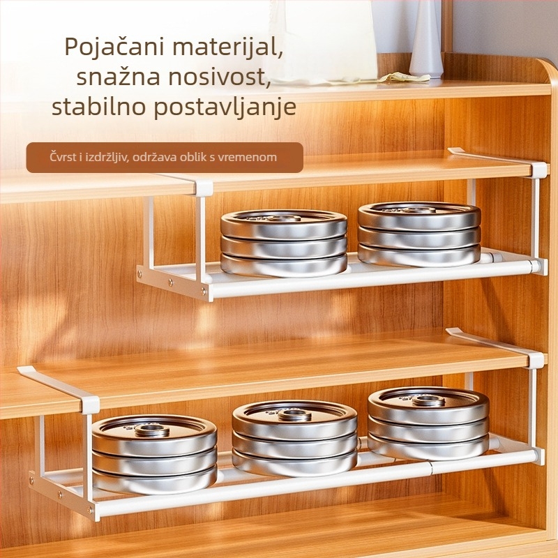 Plastični stalak za cipele na podu, s 8 polica, proširiv, pogodan za spavaću sobu i dnevni boravak