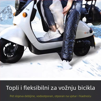 Zagrijavajuće navlake za koljena i gležnjeve za električne motocikle – jesen/zima, zaštita od vjetra za koljena i noge, unisex