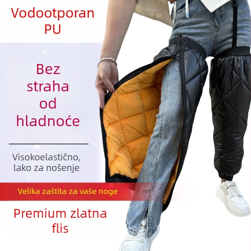 Zagrijavajuće navlake za koljena i gležnjeve za električne motocikle – jesen/zima, zaštita od vjetra za koljena i noge, unisex