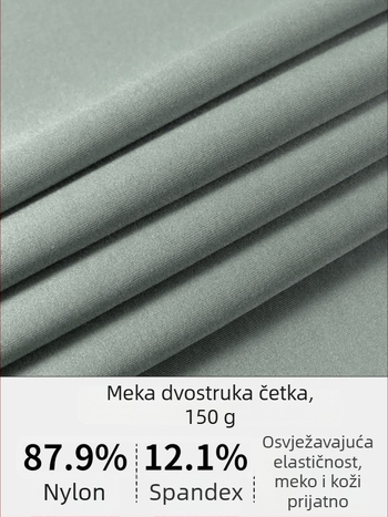Ženska joga majica kratkih rukava, prozračna i brzo sušeća, Cloud Sense Pro tkanina, 87,9% najlon, 12,1% spandeks, uski kroj