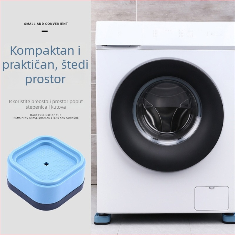 Univerzalna protuklizna podloga za perilicu – podesiva, pomična, plastična, bez instalacije, 100% novi materijal