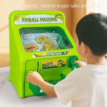 Stroj za izbacivanje guličica — edukativna igračka za djecu 4–6 godina, plastična konstrukcija, model 8833, u šarenoj kutiji