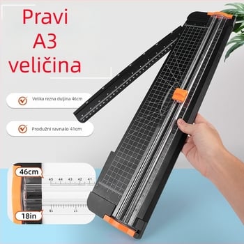 ZEQUAN rezač papira, plastični, klizni tip, model A3+