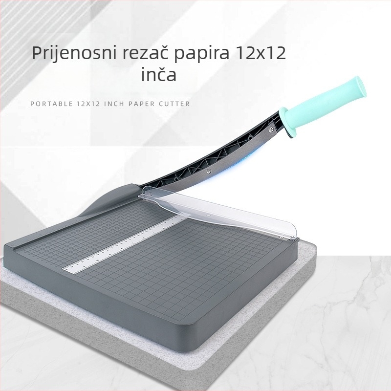 ZEQUAN Ručna giljotinska rezna alatka za papir, plastični materijal, ručna, 1,25 kg