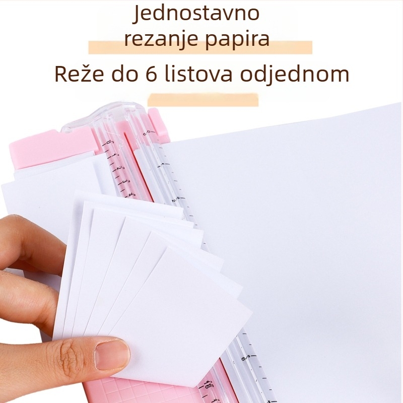 Klizni rezač papira, kompaktan i prijenosni, ABS konstrukcija, model 857A5, maksimalno rezanje A4